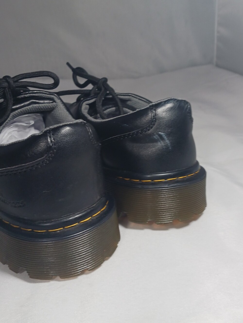 Dr. Martens Comfy Oxfords Black Leather M7 / W8 - Picture 6 of 16